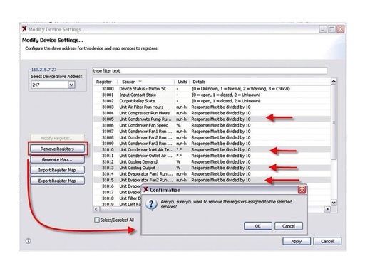 [AP95MODBUS] APC InfraStruXure Central Modbus TCP Output Module