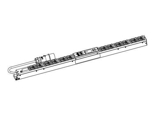 [EVSWF116A] Eaton G4 - Stromverteilungseinheit (Rack - einbaufähig) - mit Schaltung - AC 230-400 V - 3.7 kW - 1-phasig - Ethernet 10/100/1000, USB - Eingabe, Eingang IEC 60309 16A - Ausgangsanschlüsse: 24 (12 x IEC 60320 C13, 12 x IEC 60320 C39)