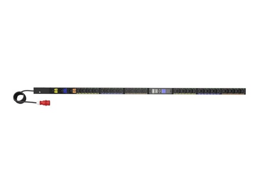 [EVMAF332X] Eaton G4 - Stromverteilungseinheit (Rack - einbaufähig) - verwaltet - Wechselstrom 240/415 V - 22 kW - 3 Phasen - Ethernet 10/100/1000, USB - Eingabe, Eingang IEC 60309 32A - Ausgangsanschlüsse: 42 (24 x IEC 60320 C13, 18 x IEC 60320 C39)
