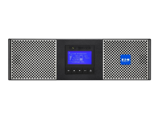 [9PX6KIRTN-L] Eaton 9PX 6000i RT3U Netpack - USV (in Rack montierbar/extern) - Wechselstrom 200/208/220/230/240 V - 5400 Watt - 6000 VA - 6 Ah - RS-232, USB, Ethernet - Ausgangsanschlüsse: 10 - PFC - 3U - 48.3 cm (19")