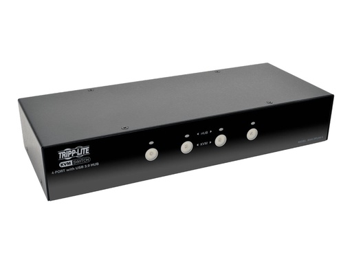 [B004-DPUA4-K] Eaton Tripp Lite series 4-Port DisplayPort KVM Switch w/Audio, Cables and USB 3.0 SuperSpeed Hub