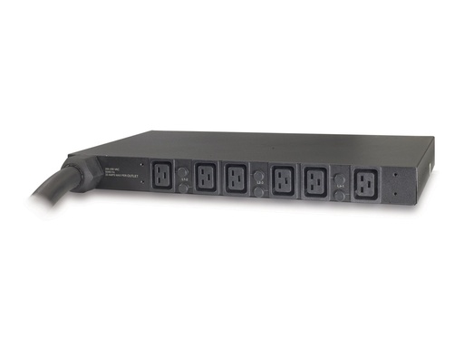 [AP7516] APC Basic Rack PDU - Steckdosenleiste (Rack - einbaufähig) - Wechselstrom 208 V - 3 Phasen - Eingabe, Eingang Hubbell CS8365C - Ausgangsanschlüsse: 6 (IEC 60320 C19)