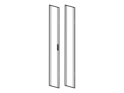 [AR7100G] APC NetShelter SX - Rack-Tür - Grau - 42HE - für P/N: SMX2000LVNCUS