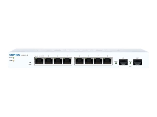 [C18ATCHEK] Sophos CS101-8 - Switch - managed - 8 x 10/100/1000 + 2 x Gigabit SFP
