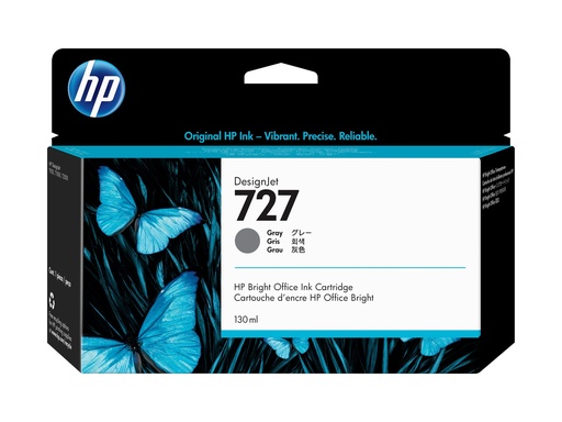 [B3P24A] HP 727 - 130 ml - Grau - original - DesignJet