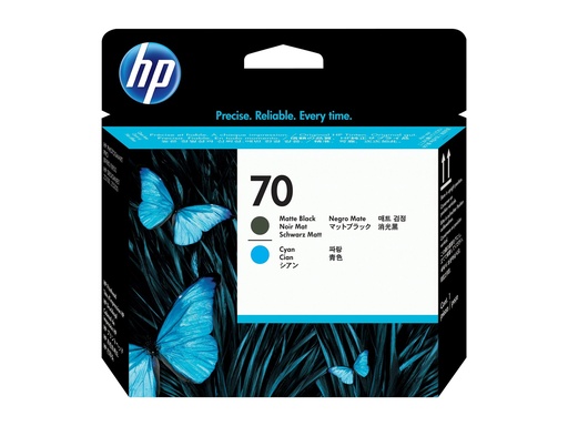 [C9404A] HP 70 - Cyan, mattschwarz - Druckkopf - für DesignJet