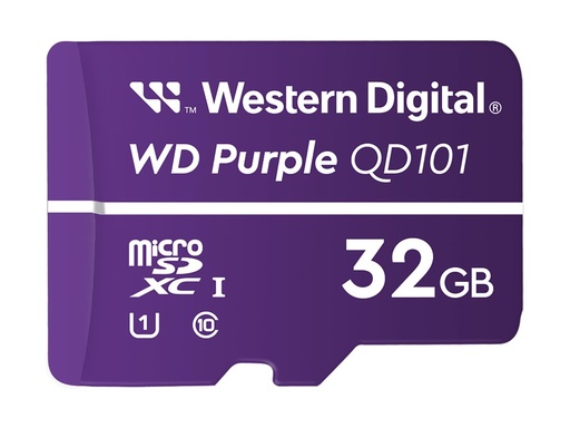 [WDD032G1P0C] WD Purple SC QD101 - 32 GB - MicroSDHC - Klasse 10 - Class 1 (U1) - Violett