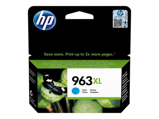 [3JA27AE#BGX] HP 963XL - 22.77 ml - Hohe Ergiebigkeit - Cyan