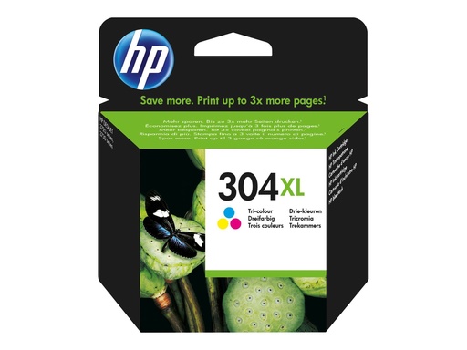 [N9K07AE#UUS] HP 304XL - Hohe Ergiebigkeit - Farbe (Cyan, Magenta