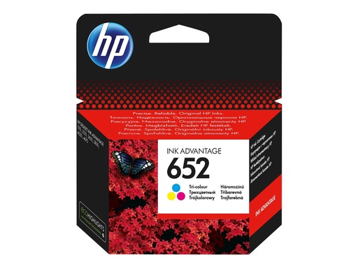 [F6V24AE#BHK] HP 652 - Farbe (Cyan, Magenta, Gelb) - original
