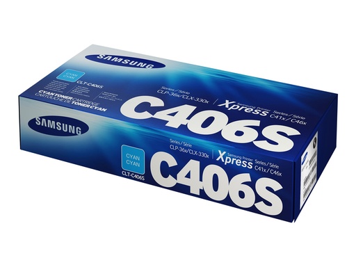 [ST984A] Samsung HP CLT-C406S - Cyan - original - Tonerpatrone (ST984A)
