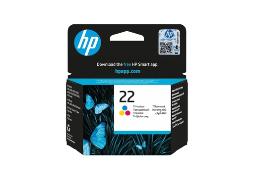 [C9352AE#UUQ] HP 22 - 5 ml - Farbe (Cyan, Magenta, Gelb)