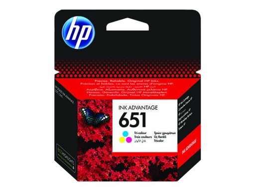 [C2P11AE#BHL] HP 651 - Farbe (Cyan, Magenta, Gelb) - original