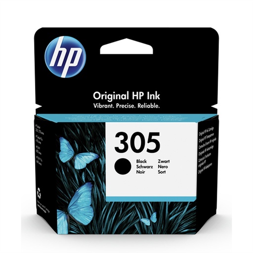 [3YM61AE#UUS] HP 305 3YM61AE Ink Cartridge Black Original - Original - Tintenpatrone