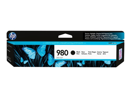 [D8J10A] HP 980 - 203.5 ml - Schwarz - original - Tintenpatrone