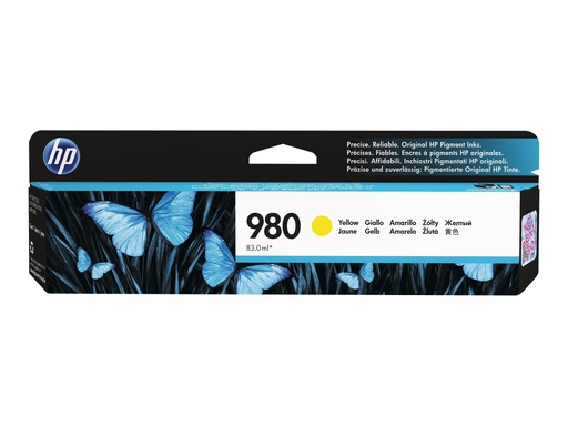 [D8J09A] HP 980 - 86.5 ml - Gelb - original - Tintenpatrone