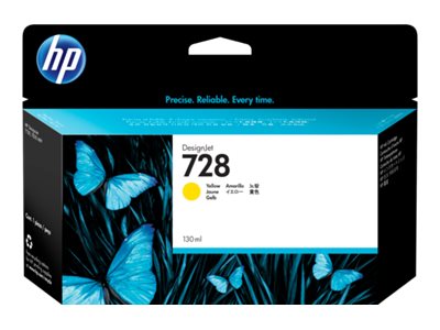 [F9J65A] HP 728 - 130 ml - Gelb - original - DesignJet