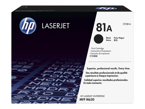 [CF281A] HP 81A - Schwarz - original - LaserJet - Tonerpatrone (CF281A)