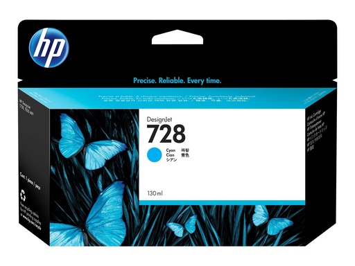 [F9J67A] HP 728 - 130 ml - Cyan - original - DesignJet