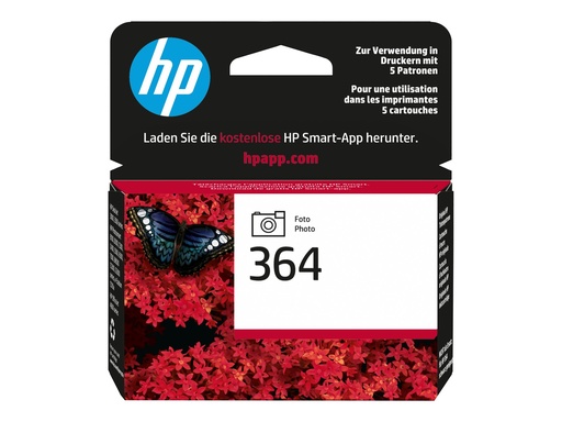 [CB317EE#301] HP 364 - 3 ml - Photo schwarz - original - Blisterverpackung - Tintenpatrone (Foto)