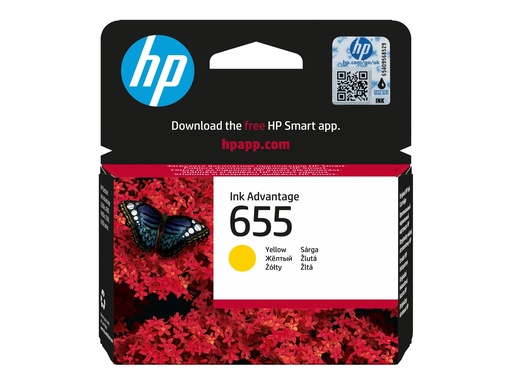 [CZ112AE#BHK] HP 655 - Gelb - original - Ink Advantage - Tintenpatrone