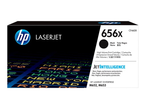 [CF460X] HP 656X - Hohe Ergiebigkeit - Schwarz - Original - LaserJet - Tonerpatrone (CF460X)