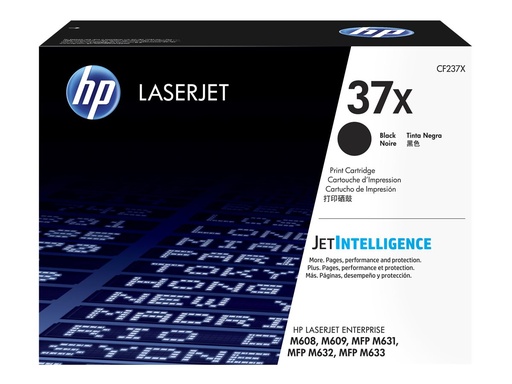 [CF237X] HP 37X - Hohe Ergiebigkeit - Schwarz - Original - LaserJet - Tonerpatrone (CF237X)