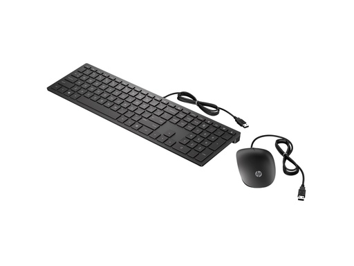 [4CE97AA#ABD] HP Pavilion 400 - Tastatur-und-Maus-Set - USB
