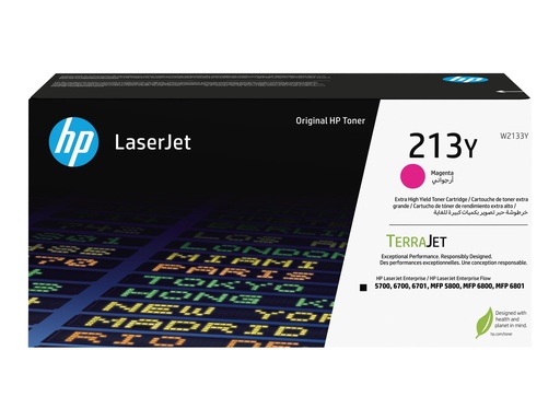 [W2133Y] HP 213Y - Besonders hohe Ergiebigkeit - Magenta - original - LaserJet - Tonerpatrone (W2133Y)