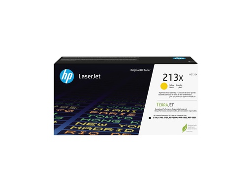 [W2132X] HP 213X - Hohe Ergiebigkeit - Gelb - original - LaserJet - Tonerpatrone (W2132X)