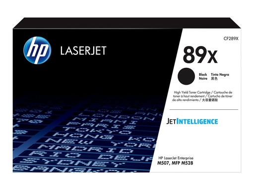 [CF289X] HP 89X - Mit hoher Kapazität - Schwarz - original - LaserJet - Tonerpatrone (CF289X)