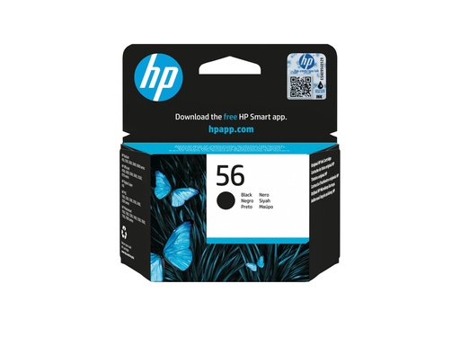 [C6656AE#UUS] HP 56 - Schwarz - original - Tintenpatrone