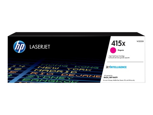 [W2033X] HP 415X - Hohe Ergiebigkeit - Magenta - original - LaserJet - Tonerpatrone (W2033X)