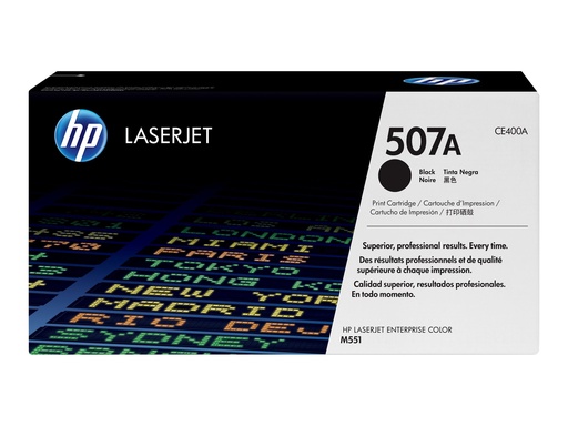 [CE400A] HP 507A - Schwarz - original - LaserJet - Tonerpatrone (CE400A)