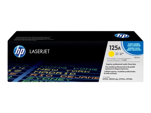 [CB542A] HP 125A - Gelb - original - LaserJet - Tonerpatrone (CB542A)