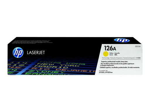 [CE312A] HP 126A - Gelb - original - LaserJet - Tonerpatrone (CE312A)