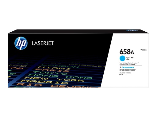 [W2001A] HP 658A - Cyan - original - LaserJet - Tonerpatrone (W2001A)