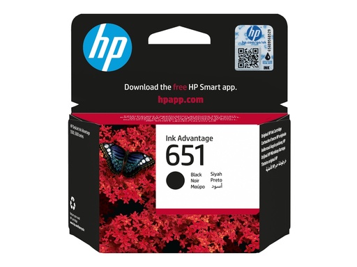 [C2P10AE#BHK] HP 651 - Schwarz - original - Ink Advantage - Tintenpatrone
