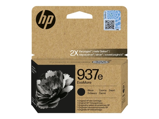 [4S6W9NE#CE1] HP 937e EvoMore - Schwarz - original - Tintenpatrone