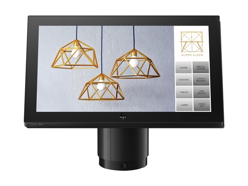 [12R33EA#ABD] HP Engage One Pro - All-in-One (Komplettlösung) - 1 x Core i3 10100E / 3.2 GHz - RAM 8 GB - SSD 256 GB - NVMe, TLC - UHD Graphics 630 - 1GbE, Wi-Fi 6 - WLAN: Bluetooth 5.0, 802.11a/b/g/n/ac/ax - Win 10 IoT Enterprise 2019 LTSC 64-bit - Monitor: LED 39.6 cm (15.6")