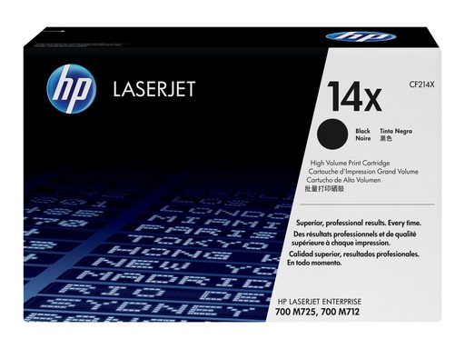 [CF214X] HP 14X - Hohe Ergiebigkeit - Schwarz - original - LaserJet - Tonerpatrone (CF214X)