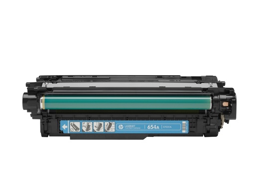 [CF331A] HP 654A - Cyan - original - LaserJet - Tonerpatrone (CF331A)