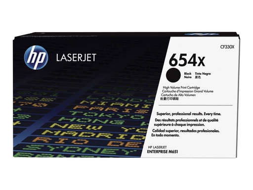 [CF330X] HP 654X - Hohe Ergiebigkeit - Schwarz - original - LaserJet - Tonerpatrone (CF330X)