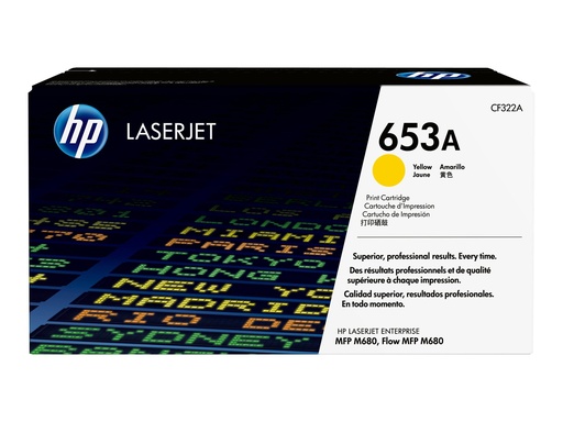 [CF322A] HP 653A - Gelb - original - LaserJet - Tonerpatrone (CF322A)