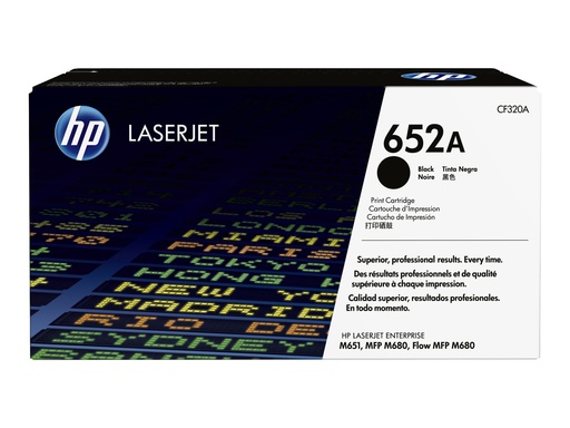 [CF320A] HP 652A - Schwarz - original - LaserJet - Tonerpatrone (CF320A)