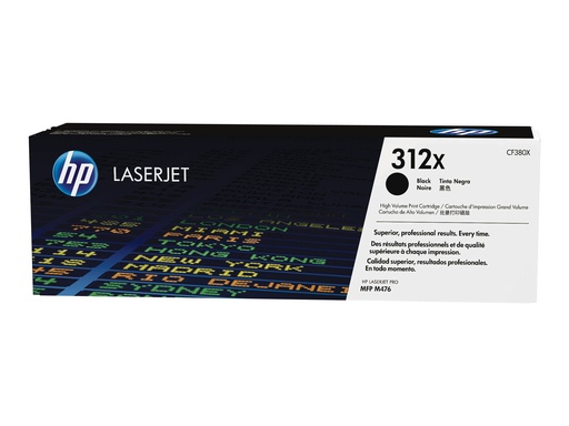 [CF380X] HP 312X - Hohe Ergiebigkeit - Schwarz - original - LaserJet - Tonerpatrone (CF380X)