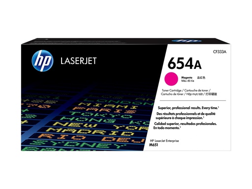 [CF333A] HP 654A - Magenta - original - LaserJet - Tonerpatrone (CF333A)