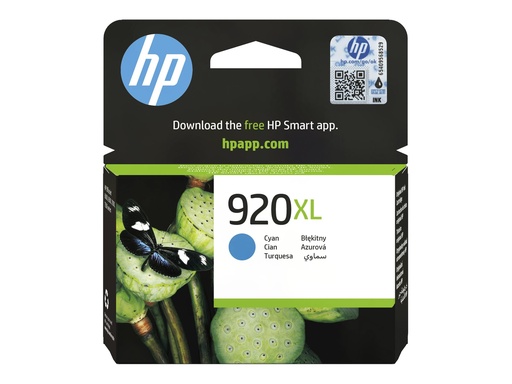 [CD972AE#BGX] HP DeskJet 920XL - Tintenpatrone Original - Cyan - 6 ml