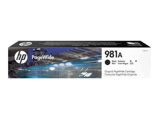[J3M71A] HP 981A - 106 ml - Schwarz - original - PageWide