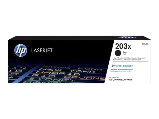 [CF540X] HP 203X - Hohe Ergiebigkeit - Schwarz - original - LaserJet - Tonerpatrone (CF540X)